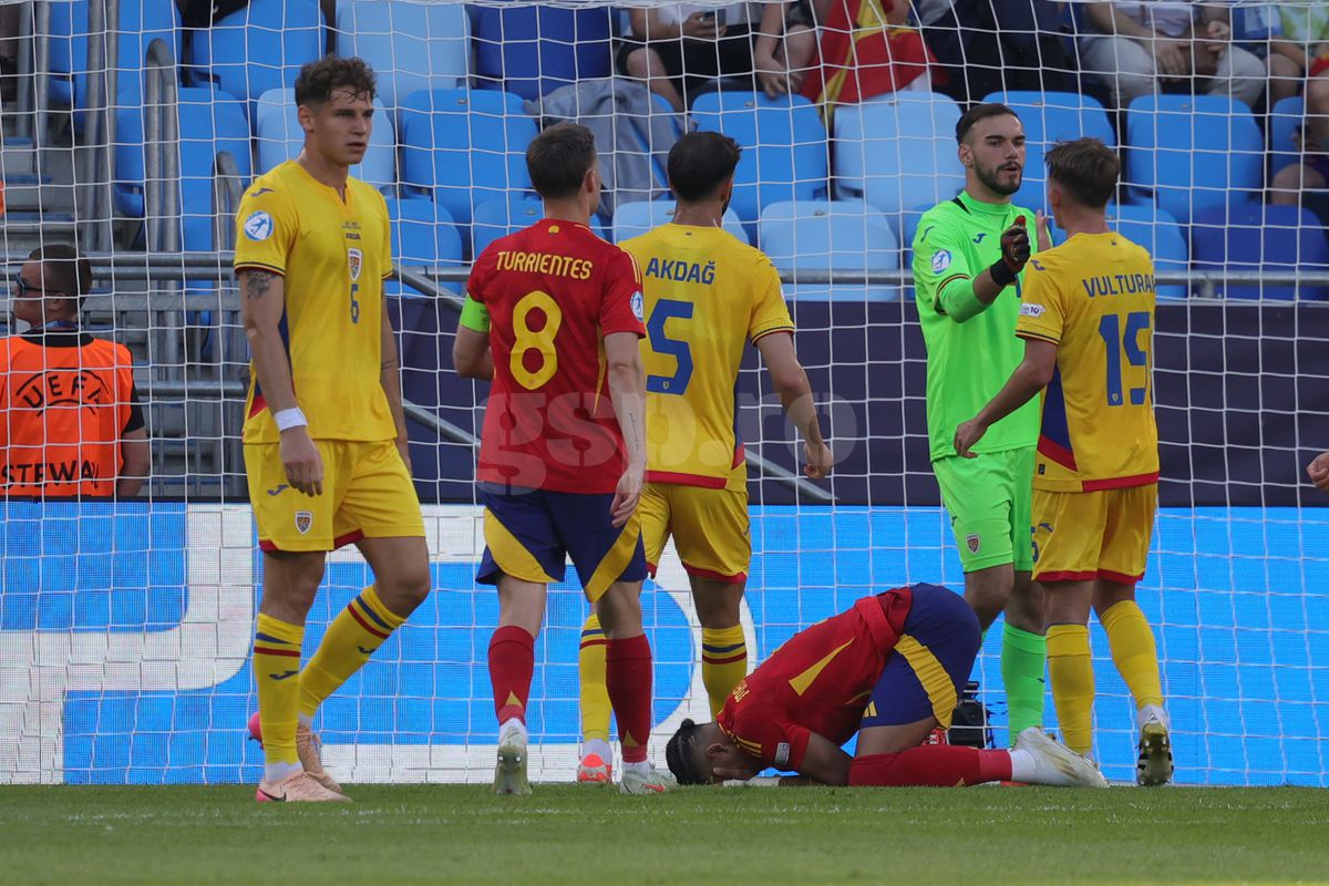 Imagini bune din Spania U21 - România U21 2-1