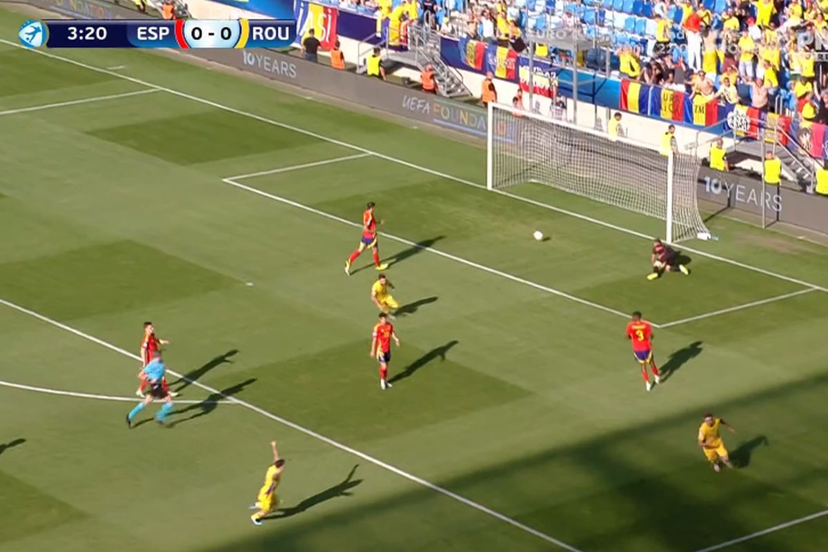 Nici n-au văzut-o! Louis Munteanu, gol DE VIS contra Spaniei la Euro U21!