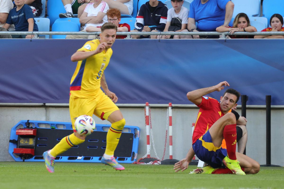 Fază controversată?! De ce nu a primit România U21 penalty în meciul cu Spania U21: tot stadionul a ERUPT