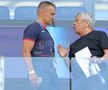 Daniel Pancu, ședință cu Mircea Lucescu înainte de Spania - România, de la Euro U21. Foto: Ionuț Iordache (GSP.RO)