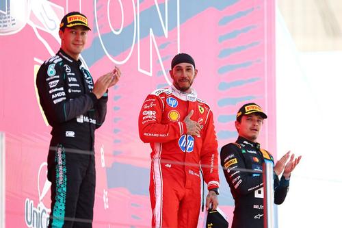 Hamilton, Russell și Norris au reușit o performanță nemaivăzută din 1968 // foto: getty images