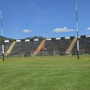 Lucrări la stadionul din Petroșani / FOTO: Facebook @Tiberiu Iacob-Ridzi