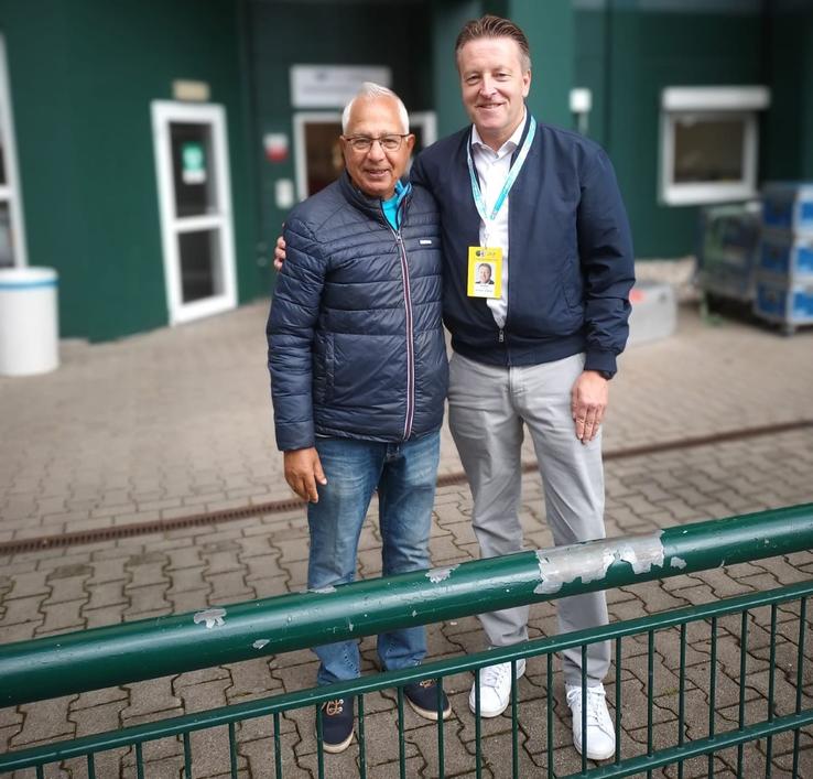 Ralf Weber alături de Ion Geantă