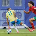 Bouaddi a impresionat în meciul Brazilia - Maroc (1-1)/ Foto: Imago