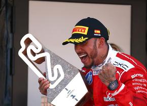 Lewis Hamilton, reacție emoționată după prima victorie pentru Ferrari