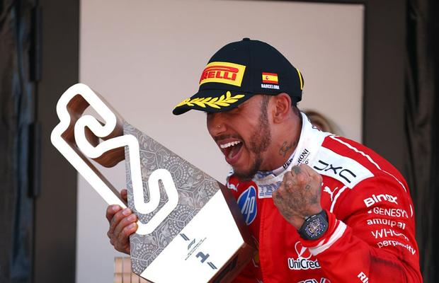 Lewis Hamilton, reacție emoționată după prima victorie pentru Ferrari