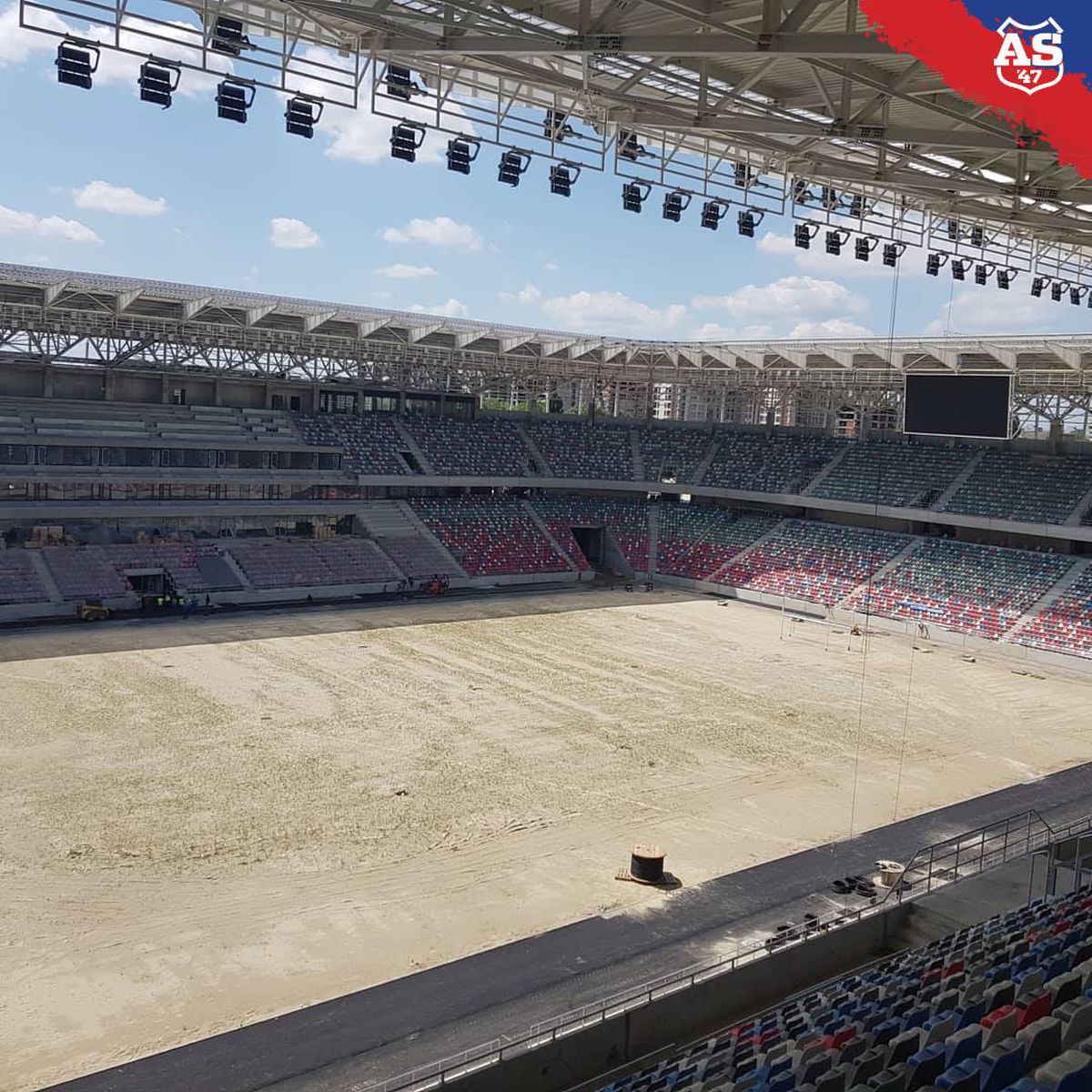 VIDEO + FOTO. Imagini de azi de la stadionul Steaua » Noutăți la „bijuteria” din Ghencea