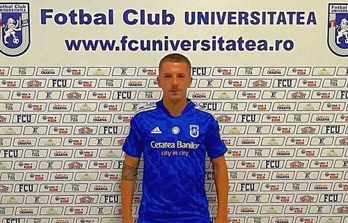 Achim a semnat cu FCU Craiova
Foto: facebook.com/FCUniversitateaOFFICIAL