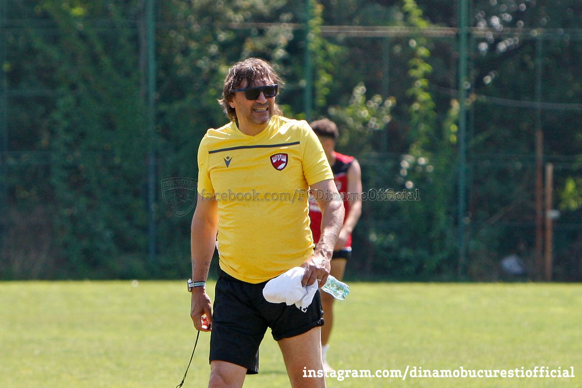 Primul antrenament a lui Dario Bonetti la Dinamo