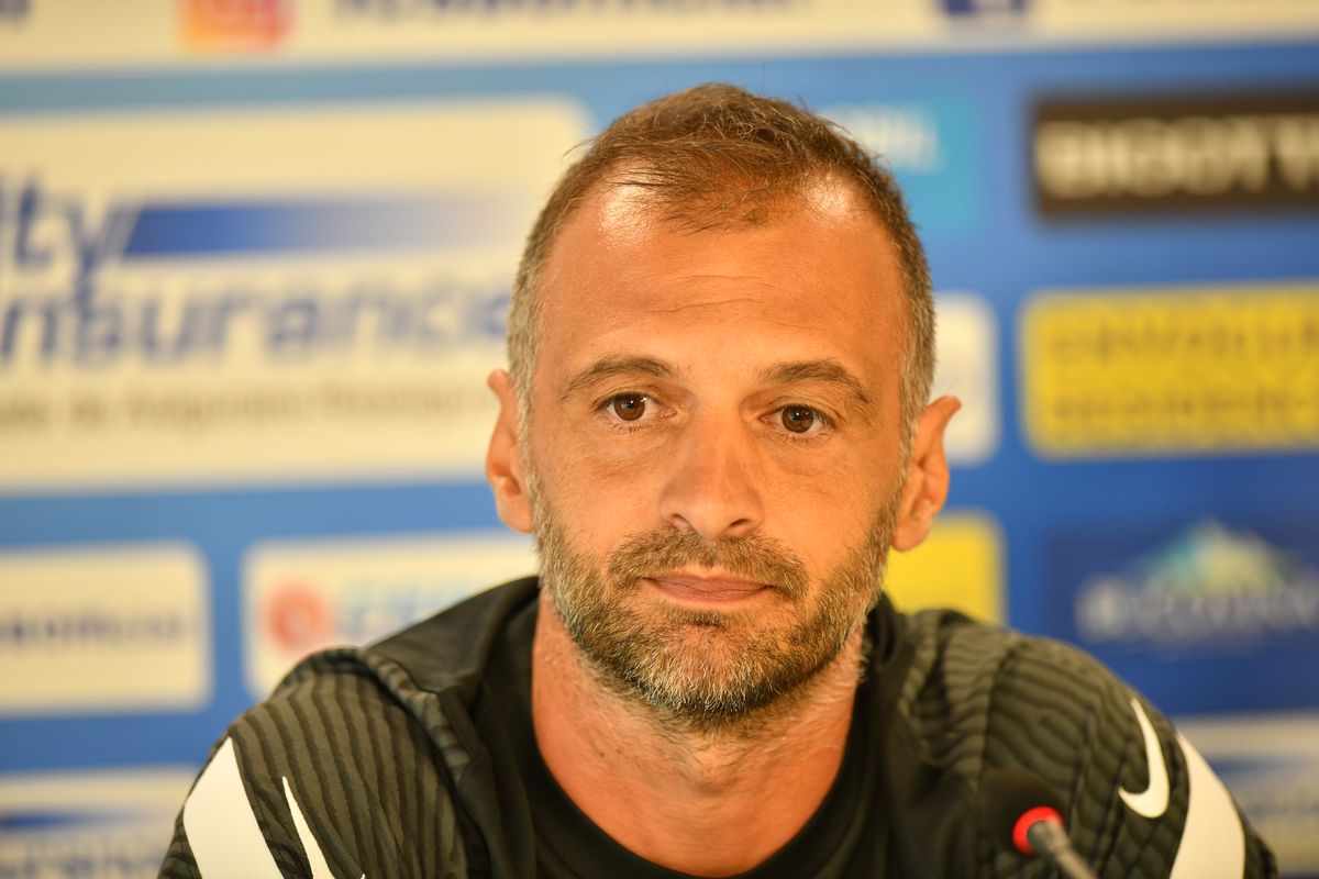 Conferință FCSB:  Dinu Todoran - Mihai Stoica // FOTO: Cristi Preda