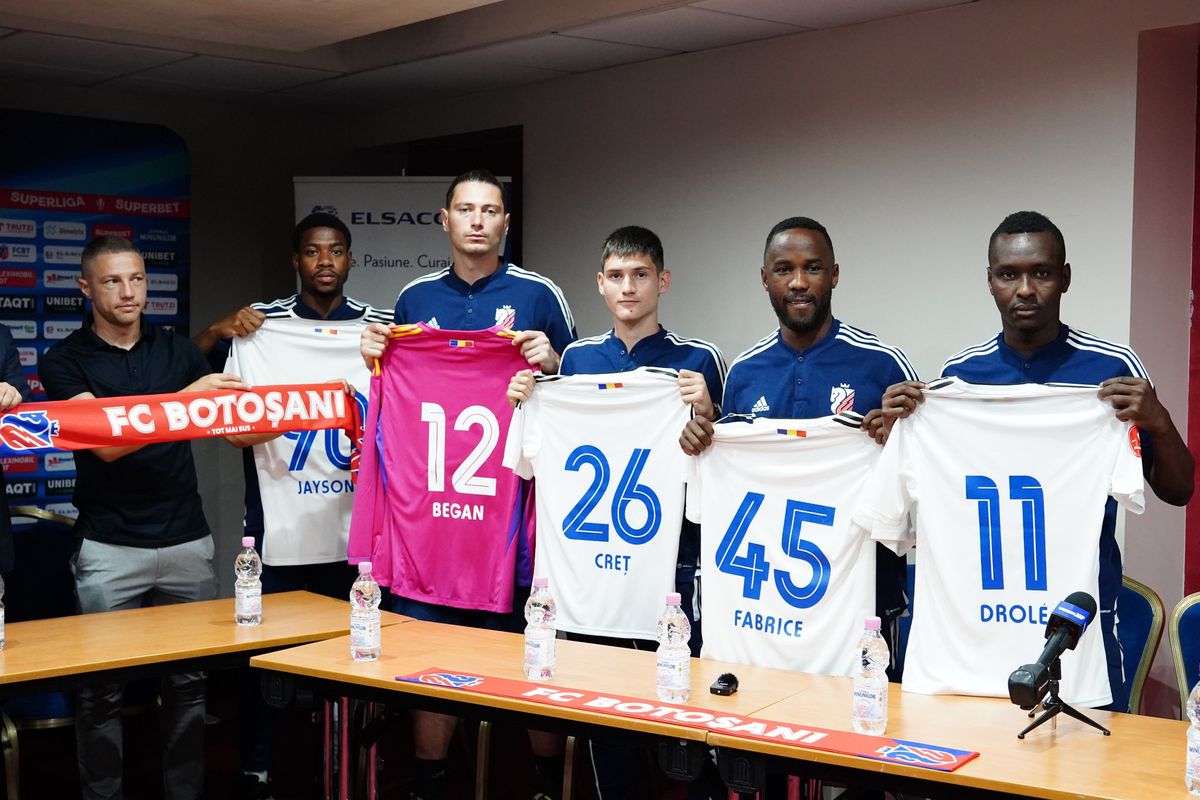 Ghinion teribil pentru FC Botoșani » 5 indisponibili înainte de startul sezonului