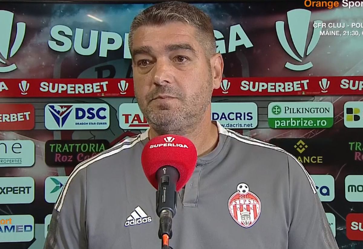 Liviu Ciobotariu, declarații pline de fair-play după remiza din Giulești: „Rapid se bate la titlu, vreau să îi felicit pe suporteri. Spectacol fantastic!”