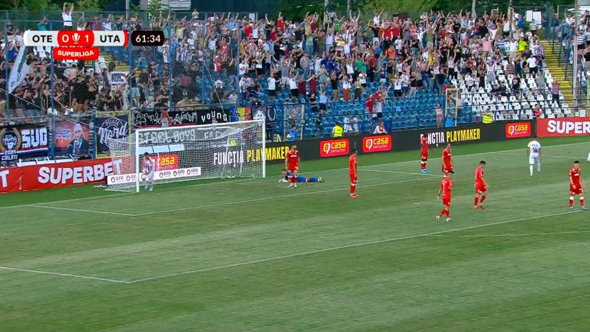 Golul marcat de Alexandru Pop în Oțelul - UTA