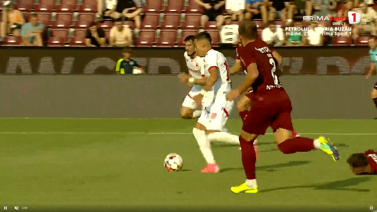 La Rapid n-a înscris un sezon întreg, la Dinamo i-au trebuit 14 minute! Supergol al lui Cîrjan în Gruia