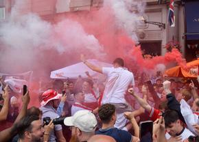 Spectacol pe străzile Berlinului înainte de Spania - Anglia » Cum s-au distrat fanii înainte de finala de la Euro 2024