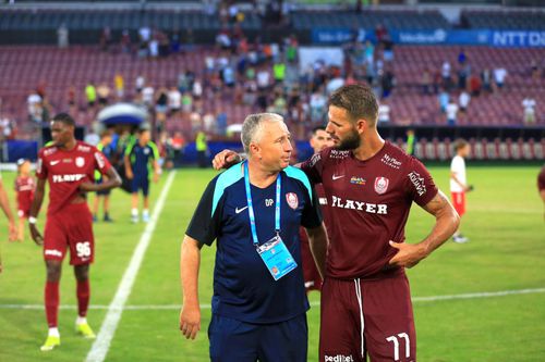 Dan Petrescu, alături de Panagiotis Tachtisidis/ foto Ionuț Iordache (GSP)