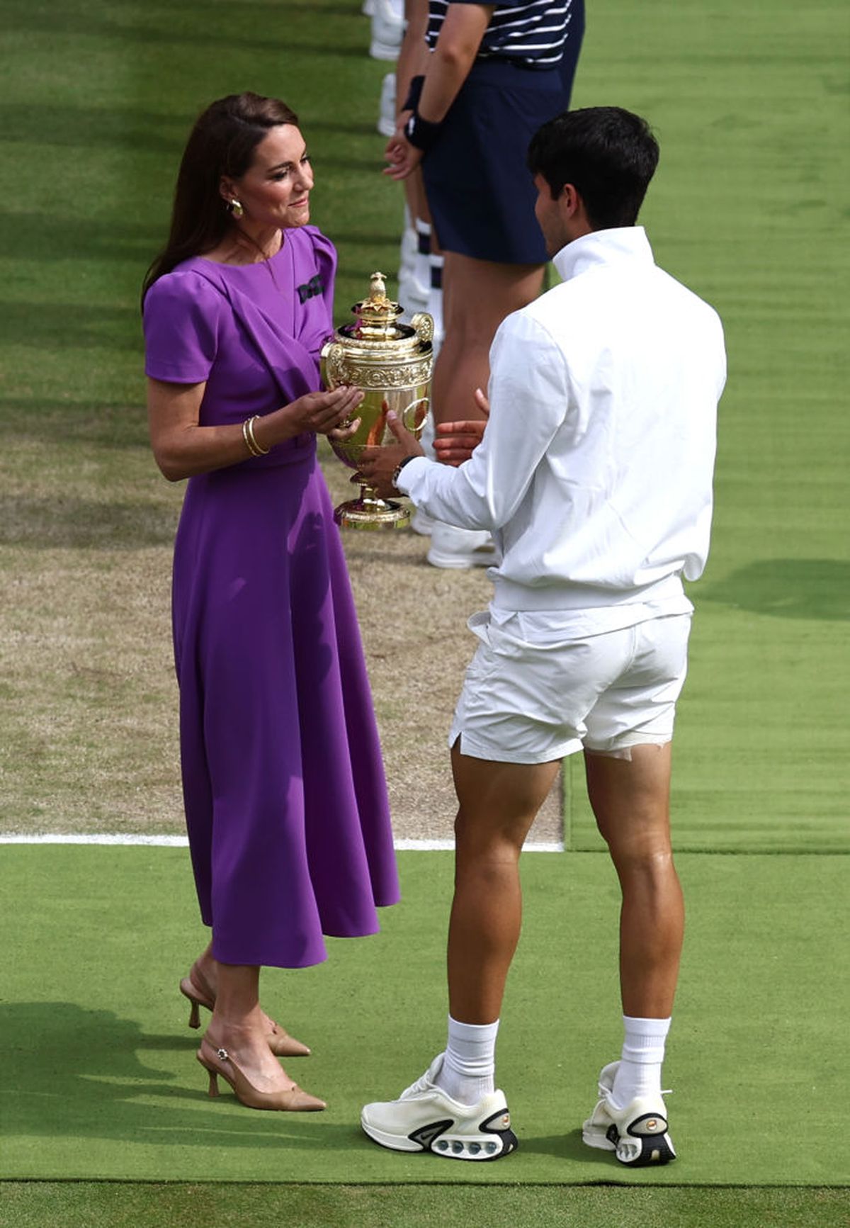 În plină luptă împotriva cancerului, prințesa Kate Middleton i-a înmânat lui Carlos Alcaraz trofeul de campion la Wimbledon