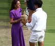 În plină luptă împotriva cancerului, prințesa Kate Middleton i-a înmânat lui Carlos Alcaraz trofeul de campion la Wimbledon