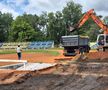 A început modernizarea stadionului „1 mai” din Slobozia // foto: Facebook @ Potor Alexandru
