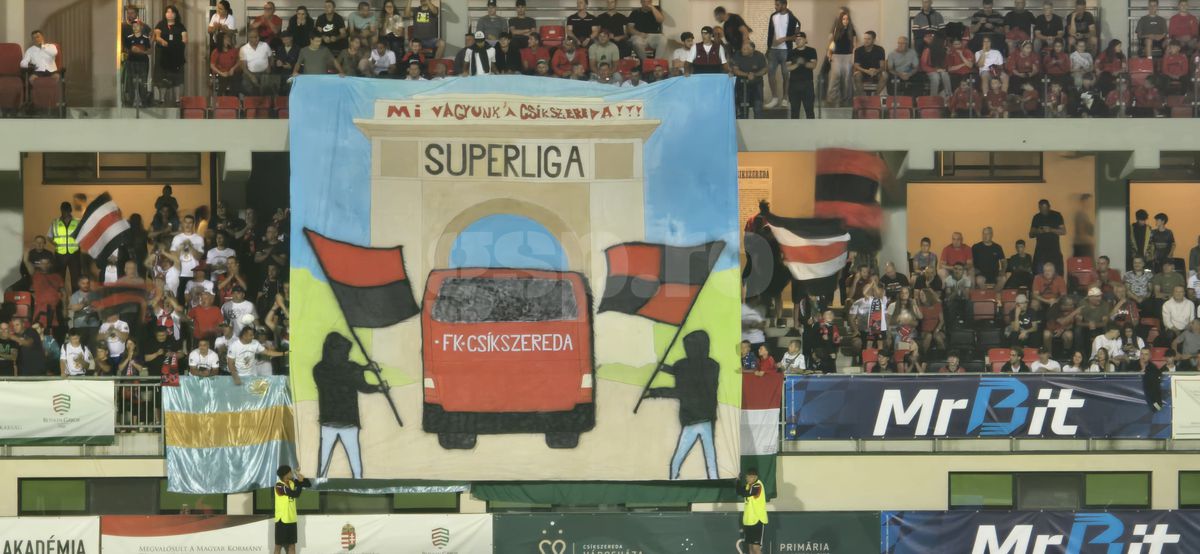 Harta Ungariei Mari la Csikszereda - Dinamo + scenografia