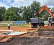 Modernizarea stadionului „1 mai” din Slobozia // foto: Facebook @ Potor Alexandru