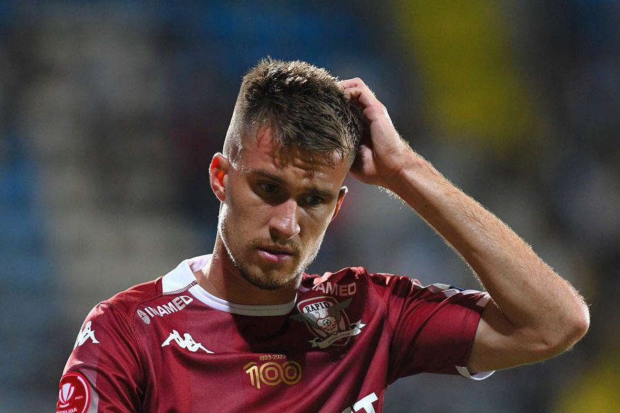 Mattias Kait ar putea pleca de la Rapid fără costuri de transfer. Foto: Imago Culisele plecării lui Mattias Kait de la Rapid » Meciul care i-a semnat sentința în Giulești