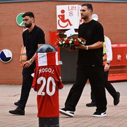 Ruben Amorim, Bruno Fernandes și Diogo Jota i-au adus un ultim omagiu lui Diogo Jota