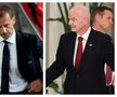 Aleksander Ceferin (în stânga) și Gianni Infantino (dreapta) // foto: Guliver/gettyimages