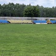 A început modernizarea stadionului „1 mai” din Slobozia // foto: Facebook @ Potor Alexandru