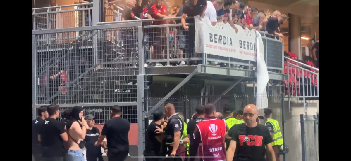 „Prima dată când pățim așa ceva” » A apărut dialogul purtat la porțile stadionului de șeful Jandarmeriei cu fanii lui Dinamo