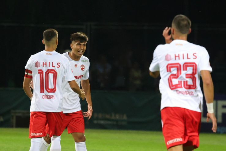 Alex Musi și Cătălin Cîrjab în Csikszereda - Dinamo / Foto: Ionuț Iordache GSP