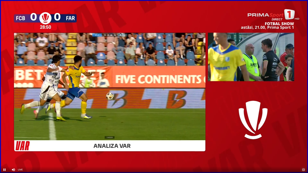 Botoșani - Farul. Mladinovic, decizie controversată la ținerea asupra lui Grigoryan