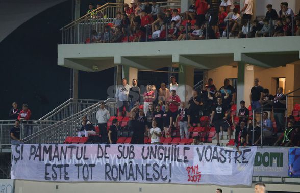 Peluza Sud Dinamo despre evenimentele de la Miercurea Ciuc: „Alianță anti-românească, complet lipsită de umanitate”