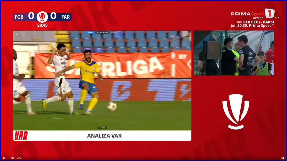 Botoșani - Farul. Mladinovic, decizie controversată la ținerea asupra lui Grigoryan