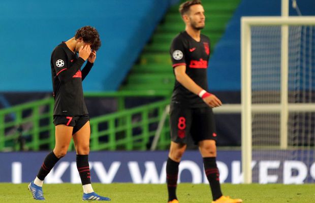 RB LEIPZIG - ATLETICO 2-1. De data asta nu a fost Ronaldo! Premieră pentru Atletico în mandatul lui Diego Simeone după eșecul din Ligă