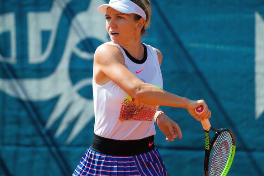 Simona Halep e în semifinale la Praga. Sursă foto: WTA