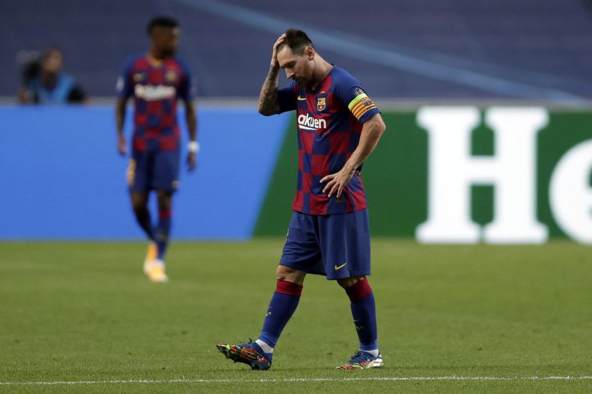 BARCELONA - BAYERN 2-8. FOTO Imaginile neputinței! Leo Messi, DĂRÂMAT după eșecul usturător din Champions League