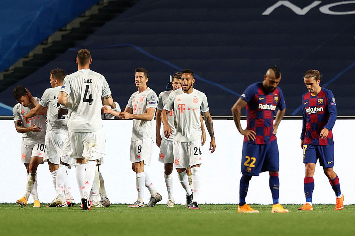 BARCELONA - BAYERN MUNCHEN 2-8. Rușine ISTORICĂ pentru Barcelona! A 6-a oară în 4.440 de meciuri când pățește asta