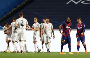 BARCELONA - BAYERN MUNCHEN 2-8. Rușine ISTORICĂ pentru Barcelona! A 6-a oară în 4.440 de meciuri când pățește asta