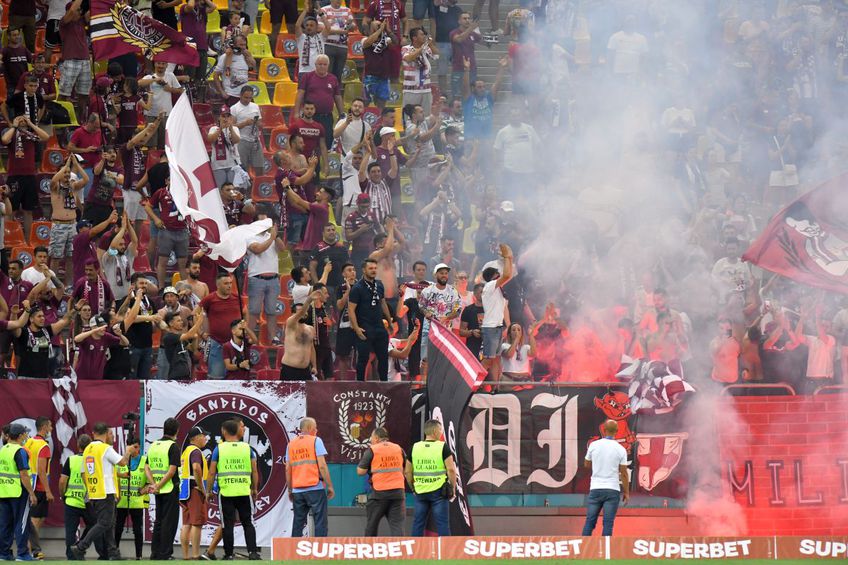 Rapid - FCSB, primul derby bucureștean al sezonului, se va juca într-o atmosferă incendiară / foto: GSP