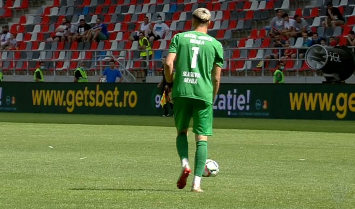 Gol Cristian Andrei  în CSA Steaua - Dacia Unire Brăila