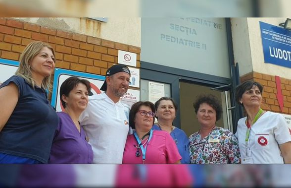 Reghecampf, gest caritabil înainte de UTA - CSU Craiova » Donație importantă pentru un spital din Arad