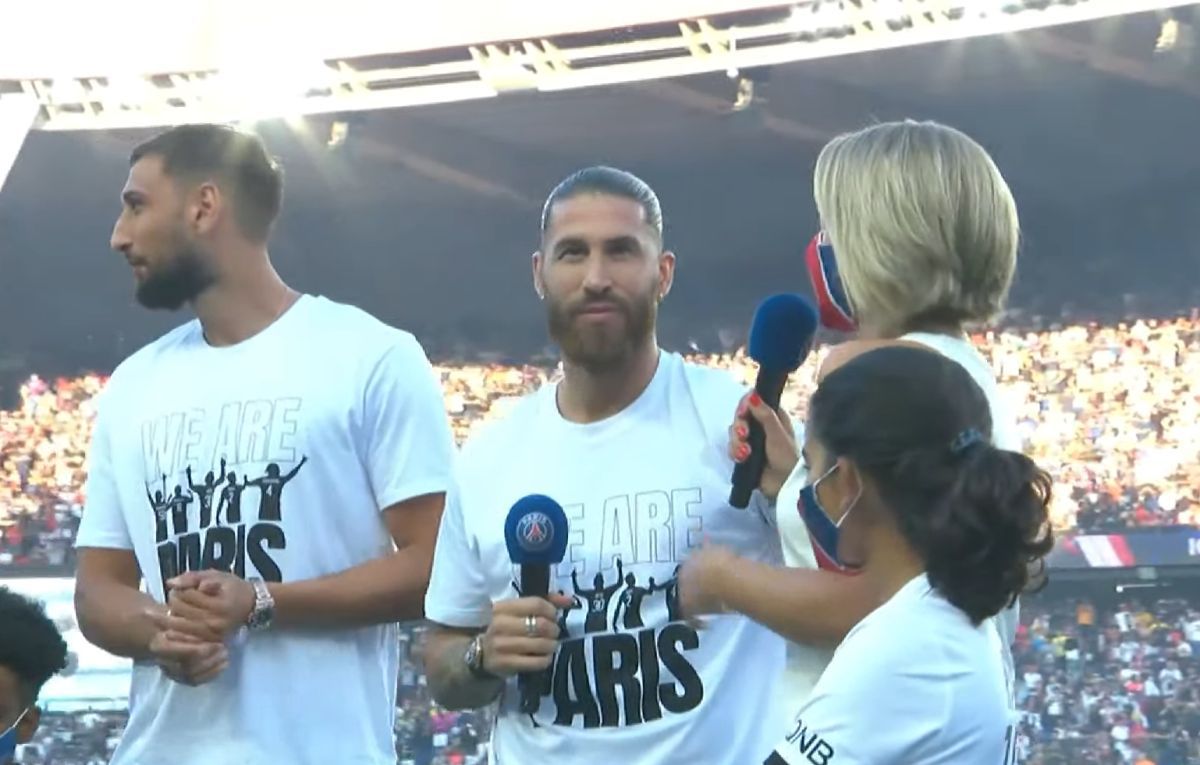 Victorie cu emoții, după prezentarea vedetelor » Fanii Parisului, primire electrizantă pentru Ramos și Messi! Mbappe, huiduit