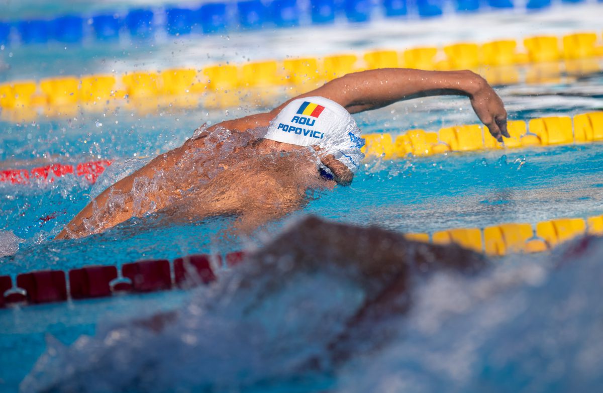 David Popovici, calificări la 200 de metri liber - Roma 2022