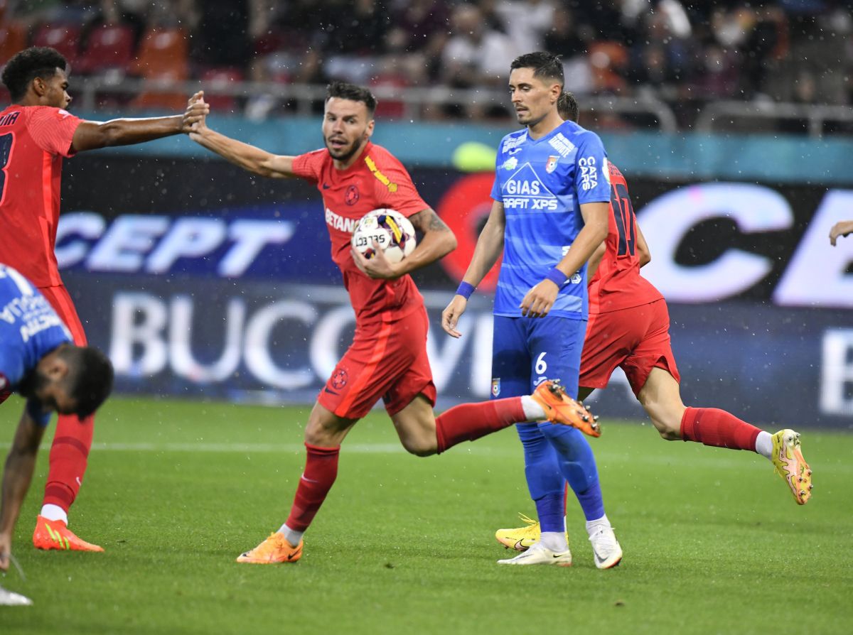 O repriză catastrofe, o repriză zmei! Roș-albaștrii au întors-o pe Chindia în 10 minute, pentru prima victorie a sezonului în Liga 1