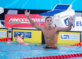 David Popovici este în finala europeană la 200 de metri liber! Urmează semifinala lui Andrei Anghel