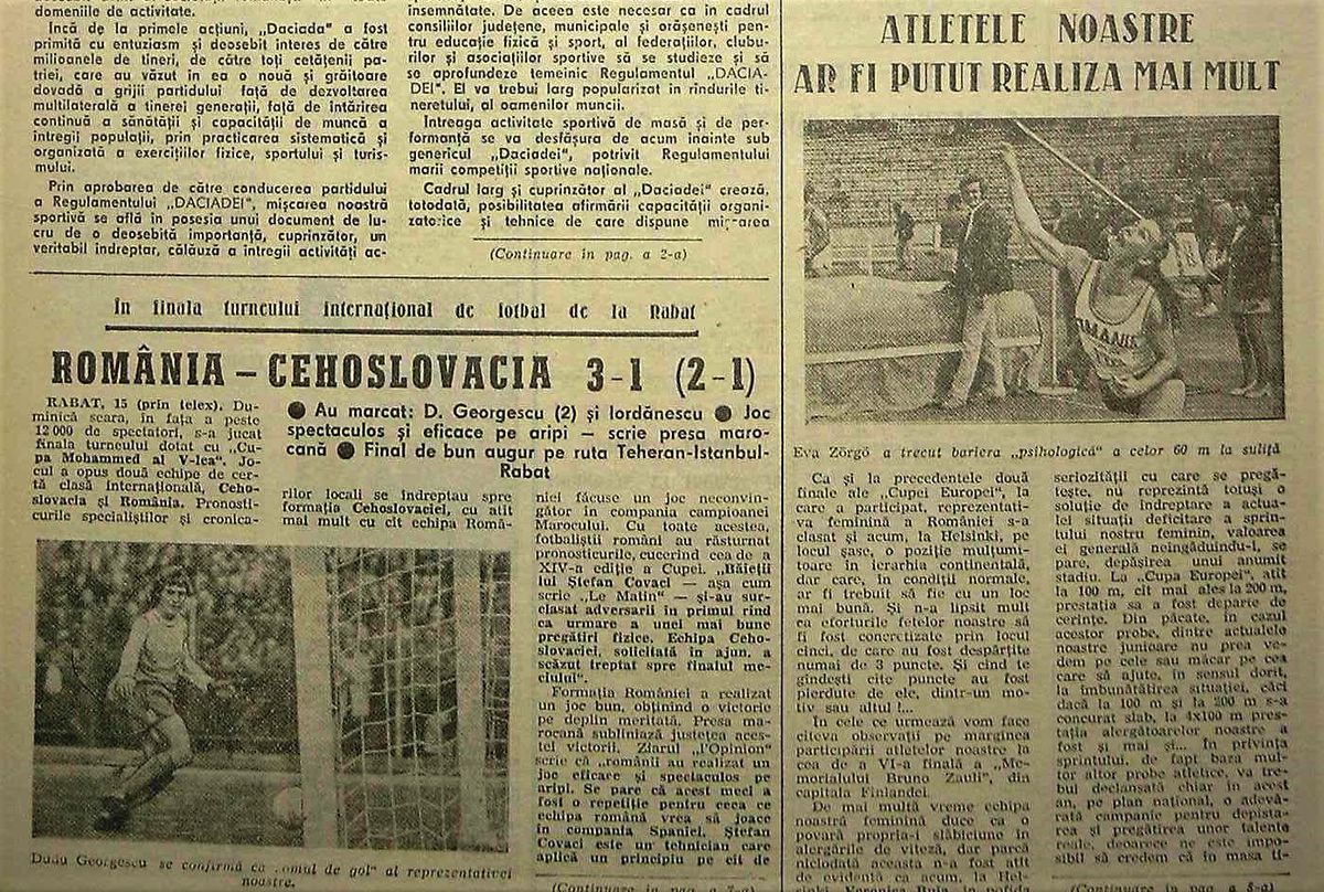 Retro GSP. 45 de ani de la debutului lui Costică Ștefănescu la națională