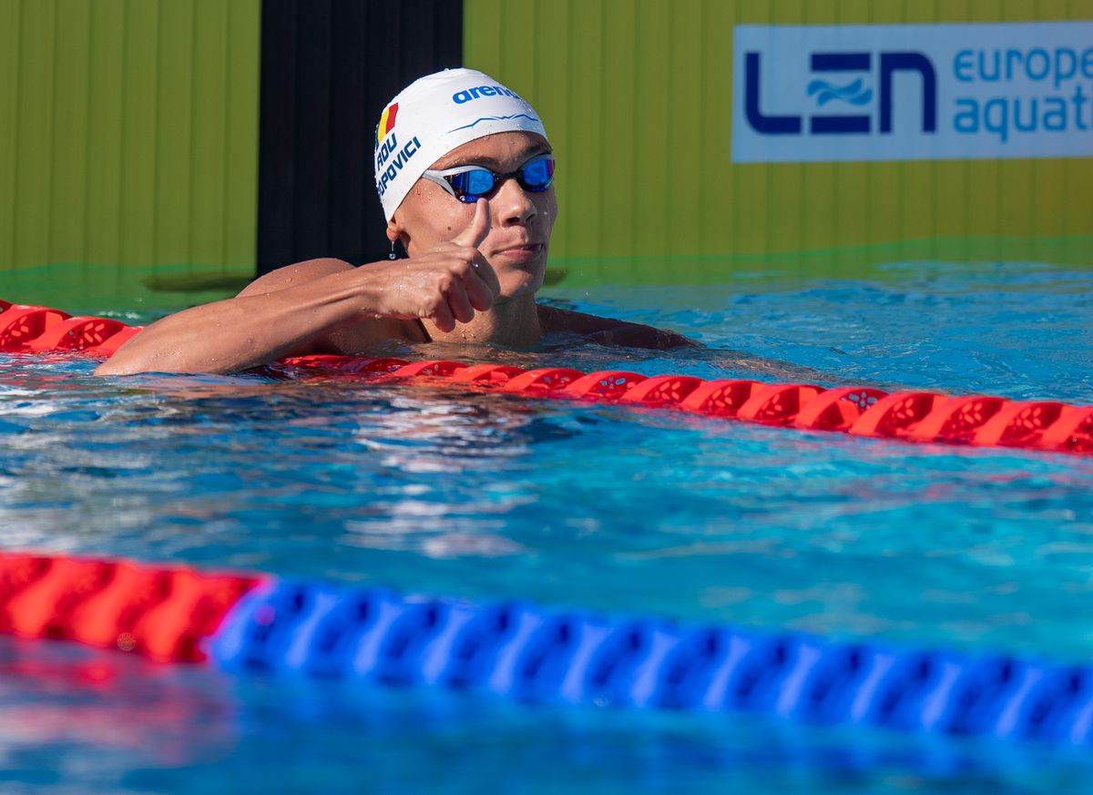 David Popovici, calificări la 200 de metri liber - Roma 2022