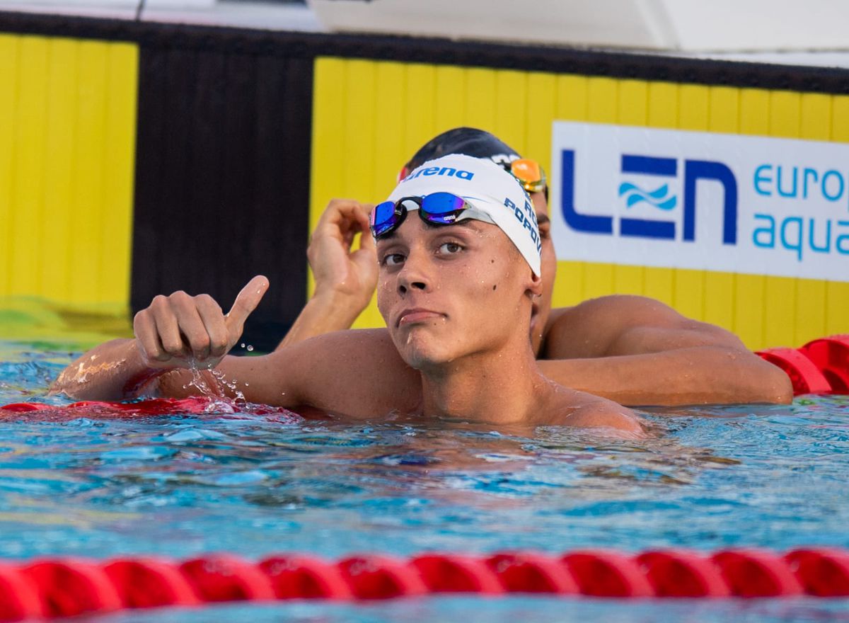 David Popovici, calificări la 200 de metri liber - Roma 2022