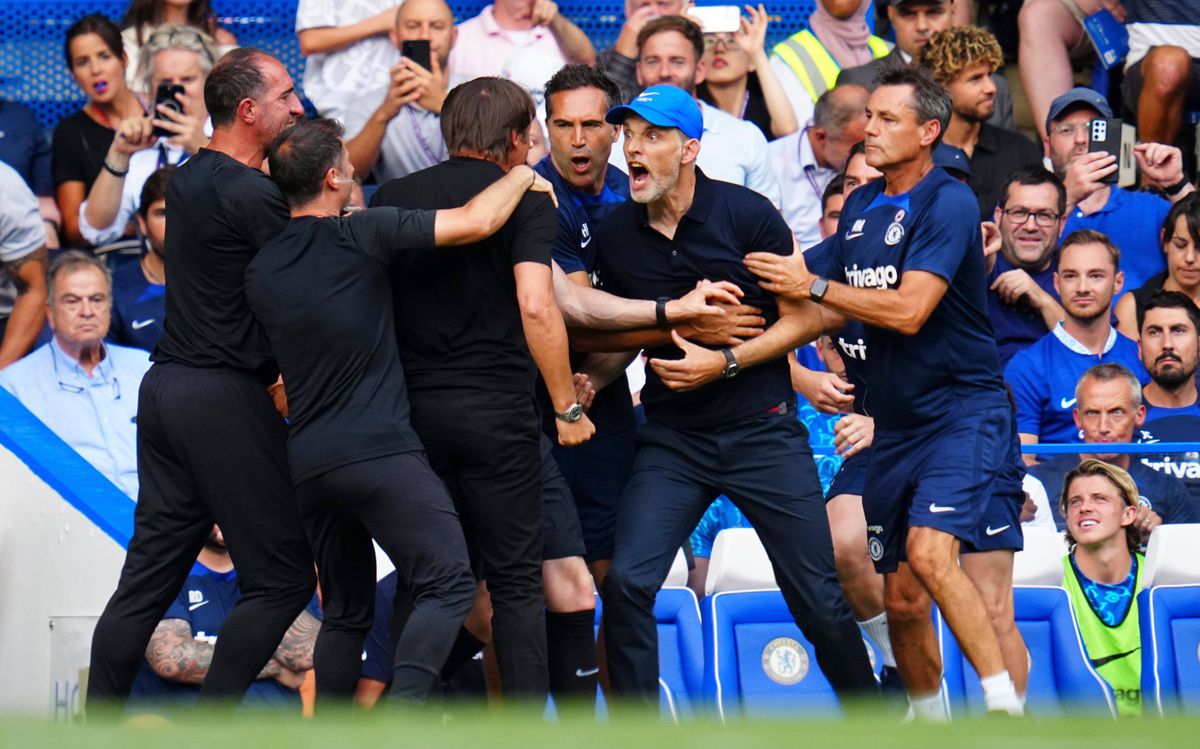 Conte și Tuchel s-au încăierat pe teren! Scene incredibile după Chelsea - Tottenham